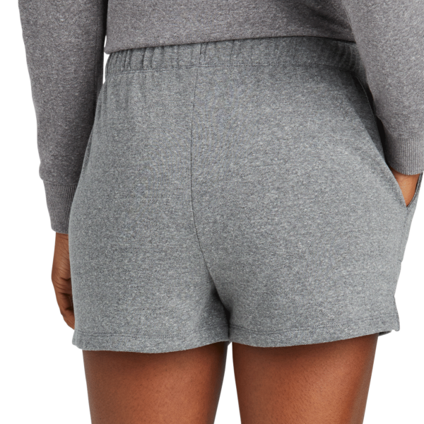 District Women's Perfect Tri ® Fleece Short, Grey Frost, Back view