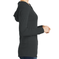 District Women's Perfect Tri ® Long Sleeve Hoodie, Black Frost, Right view