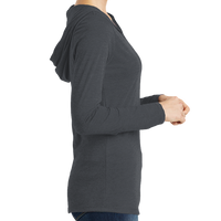 District Women's Perfect Tri ® Long Sleeve Hoodie, Charcoal, Right view