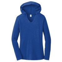 District Women's Perfect Tri ® Long Sleeve Hoodie, Deep Royal, Front view
