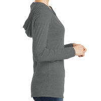 District Women's Perfect Tri ® Long Sleeve Hoodie, Grey Frost, Right view