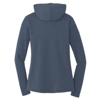 District Women's Perfect Tri ® Long Sleeve Hoodie, Navy Frost, Back view