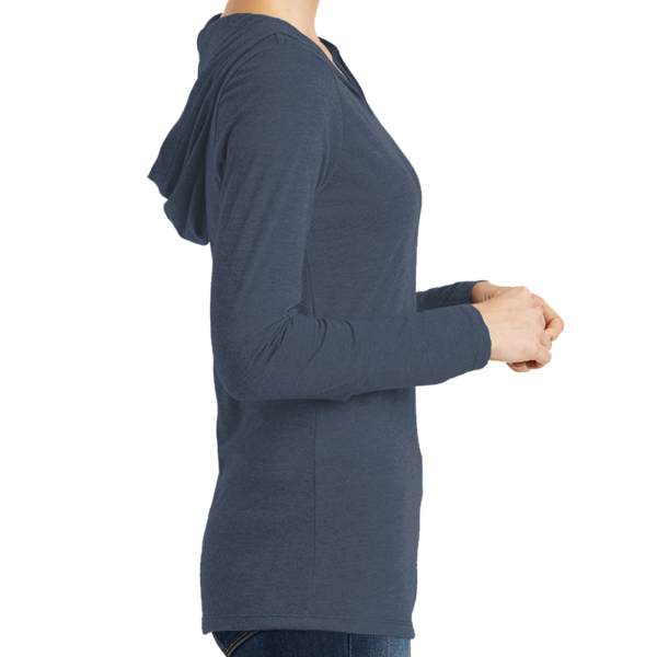 District Women's Perfect Tri ® Long Sleeve Hoodie, Navy Frost, Right view