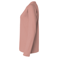 District Women's Perfect Tri ® Long Sleeve V Neck Tee, Blush Frost, Left Sleeve view
