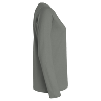 District Women's Perfect Tri ® Long Sleeve V Neck Tee, Heathered Charcoal, Right Sleeve view