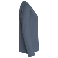 District Women's Perfect Tri ® Long Sleeve V Neck Tee, Navy Frost, Right Sleeve view