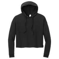 District Women's Perfect Tri ® Midi Long Sleeve Hoodie, Black, Front view