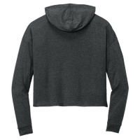 District Women's Perfect Tri ® Midi Long Sleeve Hoodie, Black Frost, Back view