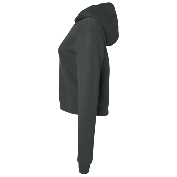 District Women's Perfect Tri ® Midi Long Sleeve Hoodie, Black Frost, Left Sleeve view