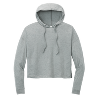 District Women's Perfect Tri ® Midi Long Sleeve Hoodie, Grey Frost, Front view