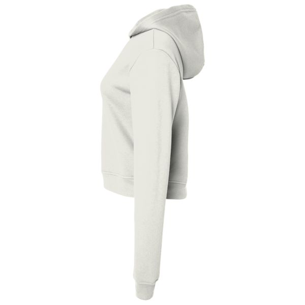 District Women's Perfect Tri ® Midi Long Sleeve Hoodie, Natural, Left Sleeve view