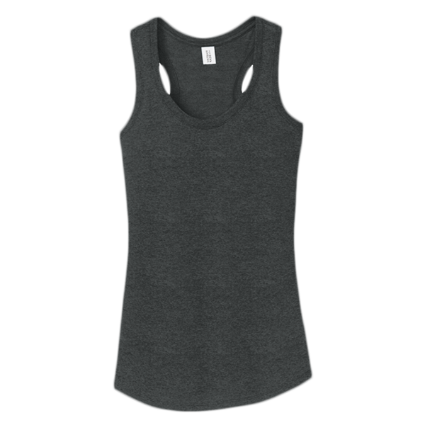 District Women's Perfect Tri ® Racerback Tank, Black Frost, Front view