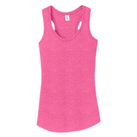 District Women's Perfect Tri ® Racerback Tank, Fuchsia Frost, Front view