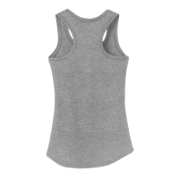 District Women's Perfect Tri ® Racerback Tank, Grey Frost, Back view