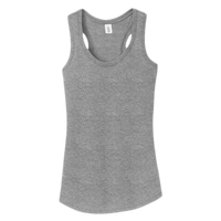 District Women's Perfect Tri ® Racerback Tank, Grey Frost, Front view