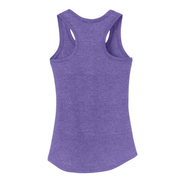 District Women's Perfect Tri ® Racerback Tank, Purple Frost, Back view