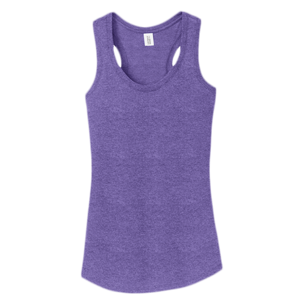 District Women's Perfect Tri ® Racerback Tank, Purple Frost, Front view