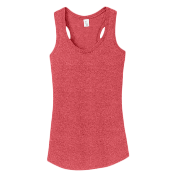 District Women's Perfect Tri ® Racerback Tank, Red Frost, Front view