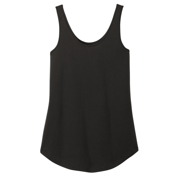 District Women's Perfect Tri ® Relaxed Tank, Black, Back view