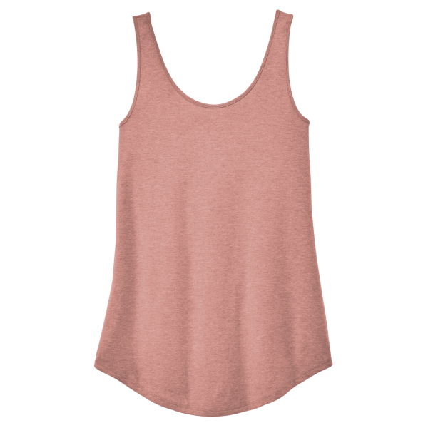 District Women's Perfect Tri ® Relaxed Tank, Blush Frost, Front view