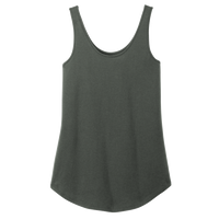 District Women's Perfect Tri ® Relaxed Tank, Deepest Grey, Back view