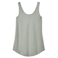 District Women's Perfect Tri ® Relaxed Tank, Heathered Grey, Back view
