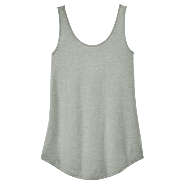 District Women's Perfect Tri ® Relaxed Tank, Heathered Grey, Front view