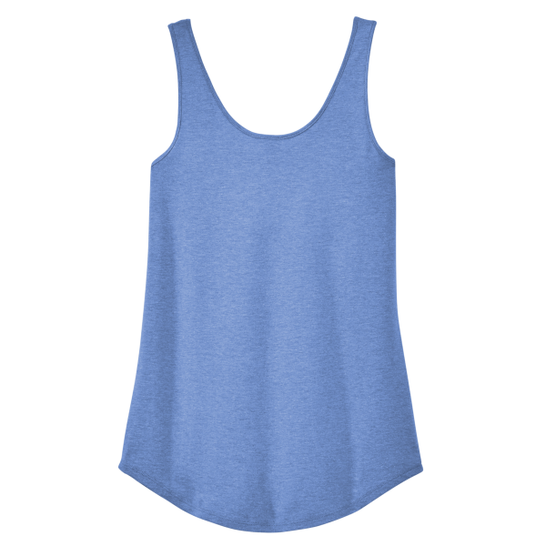 District Women's Perfect Tri ® Relaxed Tank, Maritime Frost, Back view