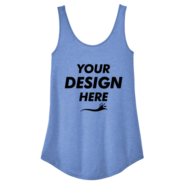District Women's Perfect Tri ® Relaxed Tank, Maritime Frost, Front view, Mockup