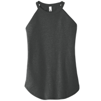 District Women's Perfect Tri ® Rocker Tank, Black Frost, Front view
