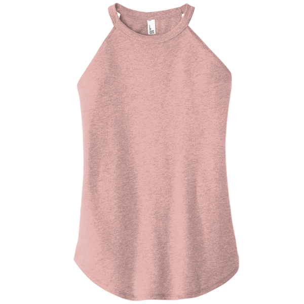 District Women's Perfect Tri ® Rocker Tank, Blush Frost, Front view