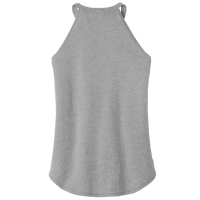District Women's Perfect Tri ® Rocker Tank, Grey Frost, Back view