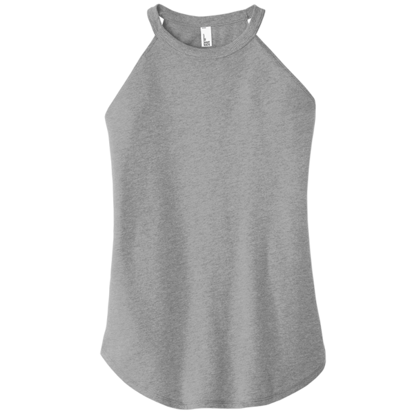 District Women's Perfect Tri ® Rocker Tank, Grey Frost, Front view