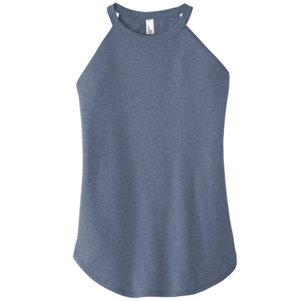 District Women's Perfect Tri ® Rocker Tank, Navy Frost, Front view
