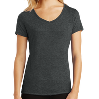District Women's Perfect Tri ® V Neck Tee, Black Frost, Front view