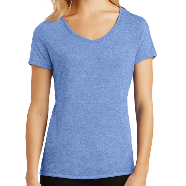 District Women's Perfect Tri ® V Neck Tee, Maritime Frost, Front view