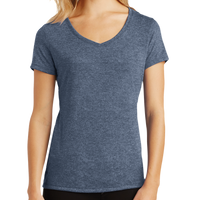 District Women's Perfect Tri ® V Neck Tee, Navy Frost, Front view