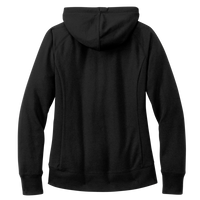 District Women's Re Fleece Hoodie, Black, Back view