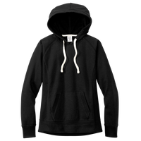 District Women's Re Fleece Hoodie, Black, Front view
