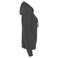 District Women's Re Fleece Hoodie, Charcoal Heather, Right Sleeve view