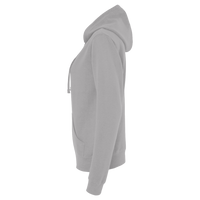 District Women's Re Fleece Hoodie, Light Heather Grey, Left Sleeve view