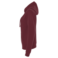 District Women's Re Fleece Hoodie, Maroon Heather, Left Sleeve view