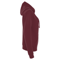 District Women's Re Fleece Hoodie, Maroon Heather, Right Sleeve view