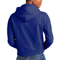 District Women's V.I.T. Fleece Hoodie, Deep Royal, Back view