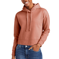 District Women's V.I.T. Fleece Hoodie, Desert Rose, Front view