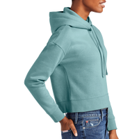 District Women's V.I.T. Fleece Hoodie, Eucalyptus Blue, Right Sleeve view
