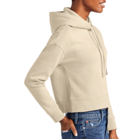 District Women's V.I.T. Fleece Hoodie, Gardenia, Right Sleeve view