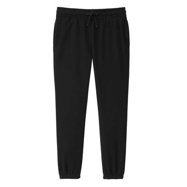 District Women's V.I.T. Fleece Sweatpant, Black, Front view