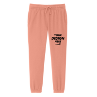 District Women's V.I.T. Fleece Sweatpant, Desert Rose, Front view, Mockup