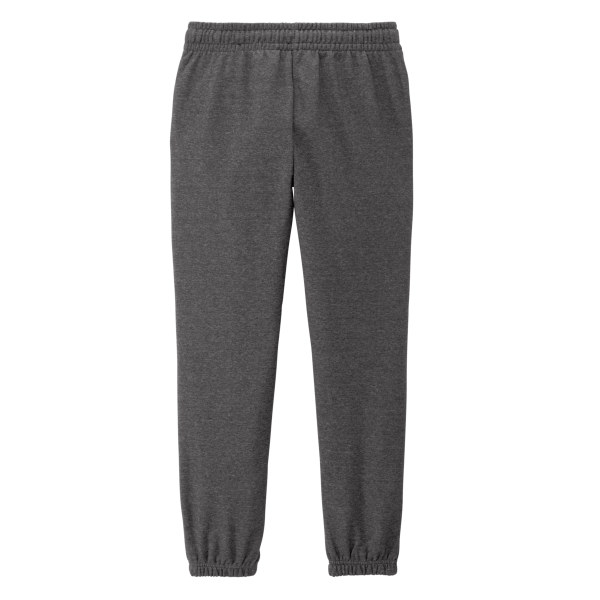 District Women's V.I.T. Fleece Sweatpant, Heathered Charcoal, Back view